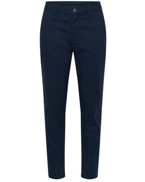 Kaffe Broeken ,Blauw ,Polyester Kamerle Broek