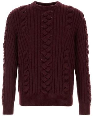 McQueen Round-Neck Knitwear - Paars