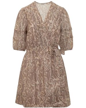 Ba&sh Kleedjes ,Teodora Jurk - Bruin