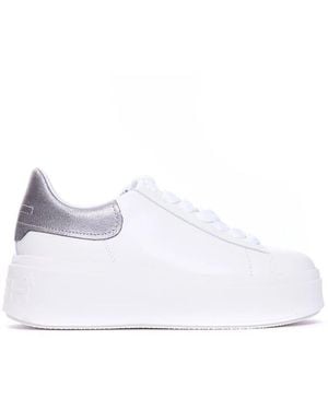 Ash Weiße Plateau-Sneakers