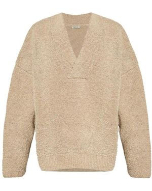 Fear Of God V-Neck Knitwear - Neutro