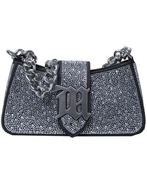 MISBHV Schwarze Polyester Elastan Tasche - Grau