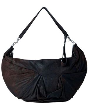 Vivienne Westwood Tassen ,Bruin ,Leer Agnes Shoulder Bag - Zwart