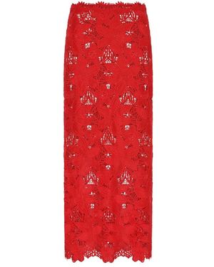 Bruuns Bazaar Midi Skirts - Rojo