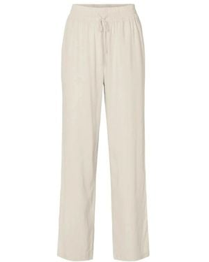 SELECTED Viva-Gulia Hw Lange Linnen Broek - Naturel