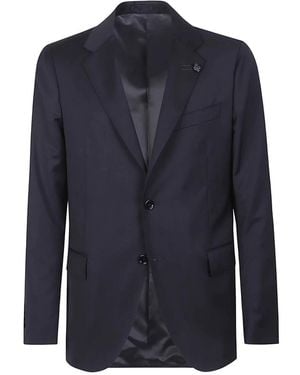 Lardini Jassen ,Blauw ,Wol Special Line Jas