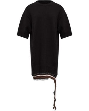 MM6 by Maison Margiela Knitted Dresses - Black