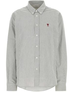Ami Paris Casual Shirts - Gray