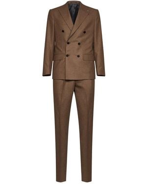 D4.0 Double Breasted Suits - Marrón