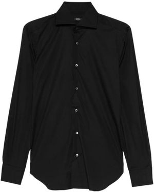Barba Napoli Formal Shirts - Black