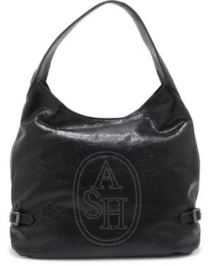 Ash L7309 Borsa React Studs Wo Vintage Effect Bag 13X28X8Cm - Schwarz