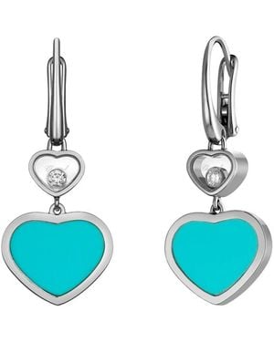 Chopard Turkis herzen ohrringe - Blau