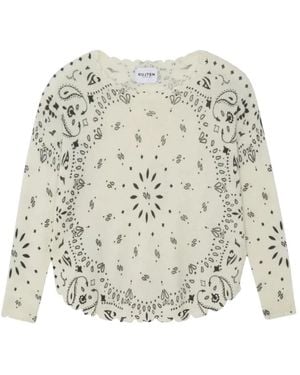 Kujten Round-Neck Knitwear - Blanco
