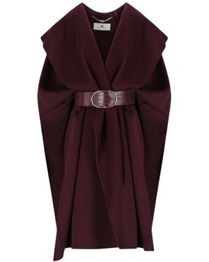 Elisabetta Franchi Capes - Morado