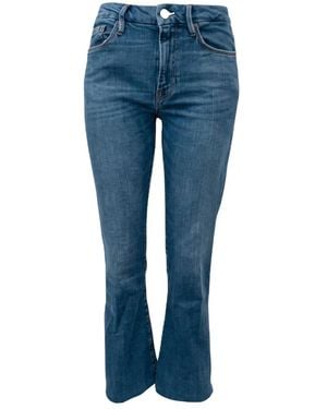 FRAME Le Crop Bootcut Jeans - Blauw