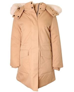Geox Faux Fur & Shearling Jackets - Neutro