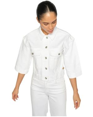 Mos Mosh Denim Jackets - White
