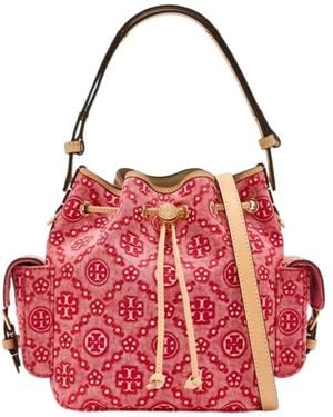 Tory Burch Bucket Bags - Red