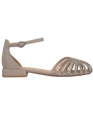 Alma En Pena. Flat Sandals - Metallic