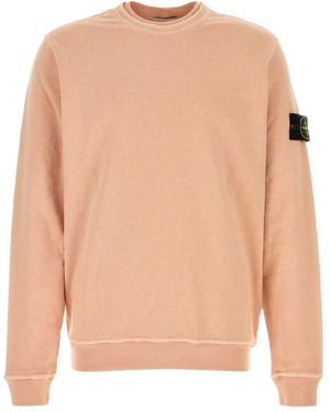 Stone Island Sweatshirts - Natural