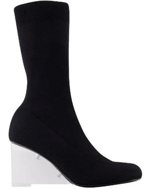 McQueen High Boots - Black