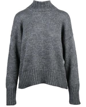Alpha Studio Truien & Vesten ,Grijs ,Wol Maglione A Lupetto