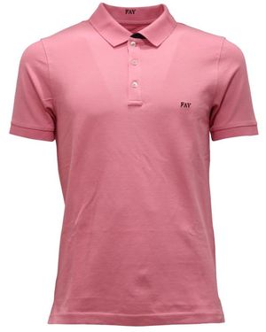 Fay Polo Shirts - Pink