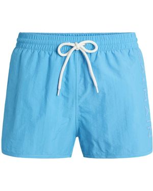 Balmain Badmode ,Blauw ,Geborduurde Zwembroek