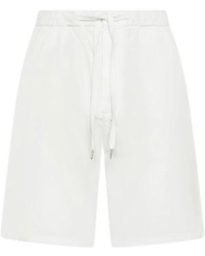 Sun 68 Korte Broeken ,Wit ,Katoen Bermuda Shorts