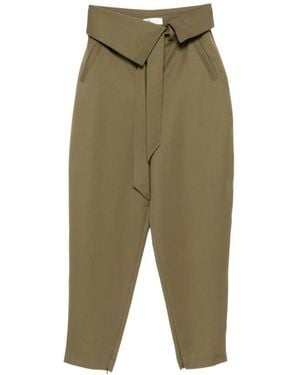 The Attico Wijde Pijpen Broek - Groen