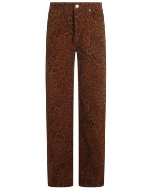 Twinset Straight Jeans - Brown