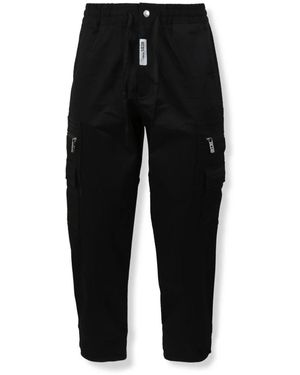 Gcds Straight Trousers - Negro