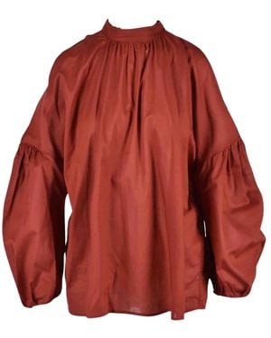 Erika Cavallini Semi Couture Blouses - Rojo