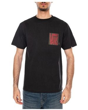 Vans Tops ,Zwart ,Katoen Stack Crackle T-Shirt