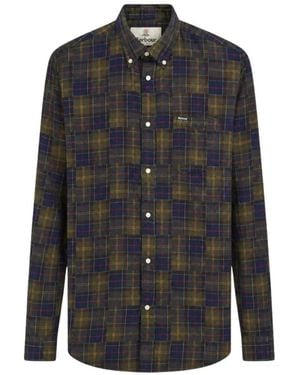 Barbour Camicia Classic Tartan - Schwarz