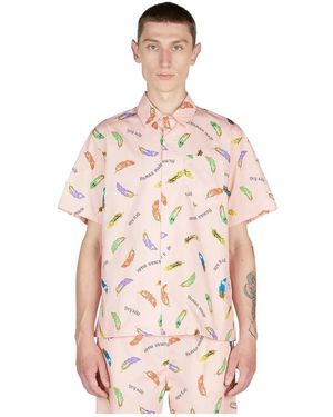 Human Made Short Sleeve Shirts - Rosa