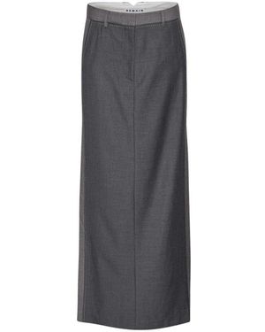 REMAIN Birger Christensen Maxi Skirts - Gray