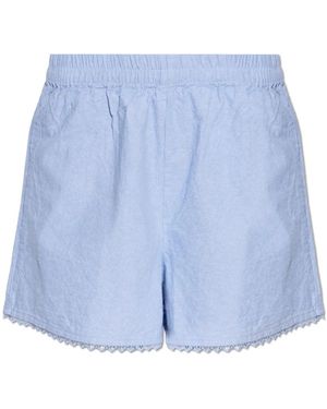 American Vintage Korte Broeken ,Blauw ,Katoen Feoly Shorts
