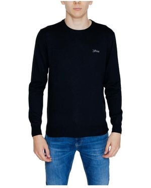 Guess Round-Neck Knitwear - Blue