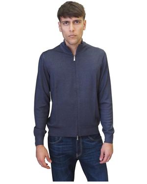 Barba Napoli Cardigans - Azul