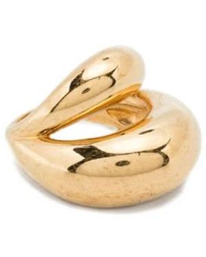 Panconesi Accessoires ,Geel ,Double Blow Up Ring - Metallic