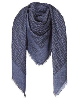 Fendi Winter Scarves - Blauw