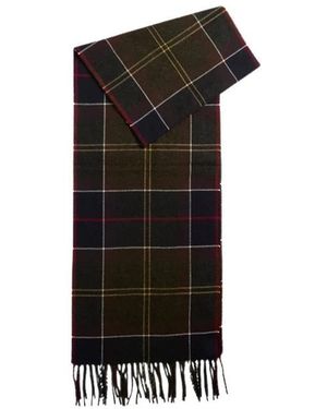 Barbour Accessoires ,Groen ,Galingale Tartan Sjaal - Zwart