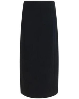 KHAITE Midi Skirts - Negro