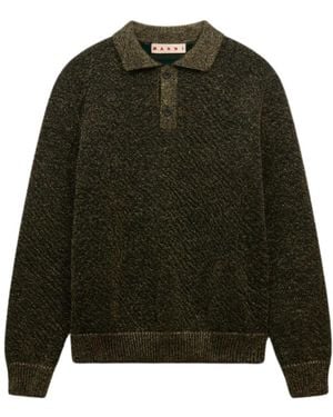 Marni Round-Neck Knitwear - Verde