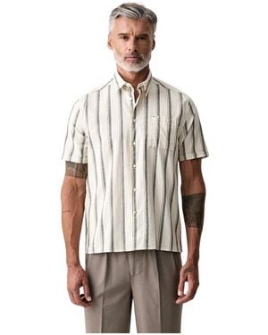 Barbour Short Sleeve Shirts - Marrone