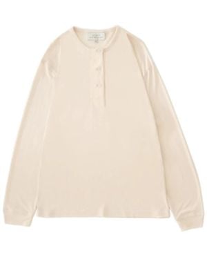 Studio Nicholson Long Sleeve Tops - Natural
