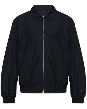 Comme des Garçons Jassen ,Blauw ,Katoen Katoenen Jas Met Kraag