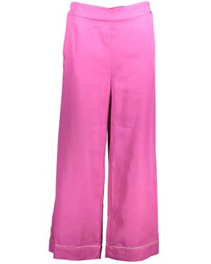 Kocca Roze Damesbroek Met Elastische Taille