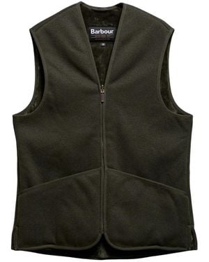 Barbour Warm Pile Zip-In Liner - Groen